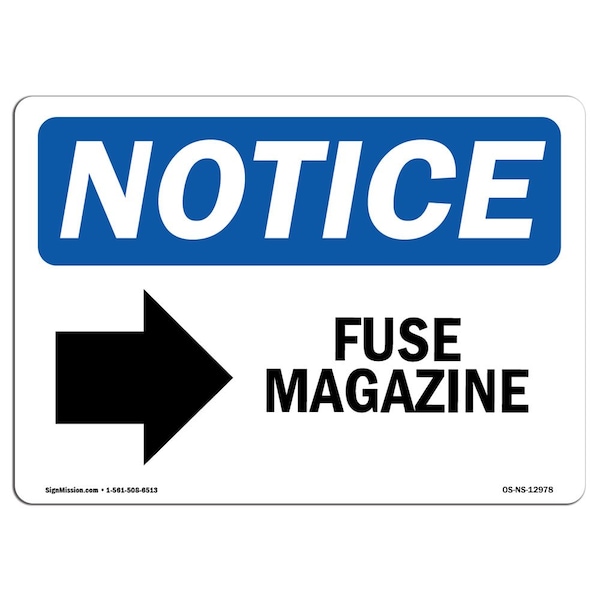 OSHA Notice, 12" Height, Peel And Stick Wall Graphic, OS-NS-RD-1218-L-12799